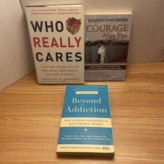 Non-Fiction Book Bundle – Who Really Cares, Courage After Fire,Beyond Addiction