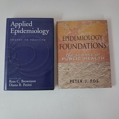 Applied Epidemiology & Epidemiology Foundations Brownson Petitti Fos HC PB