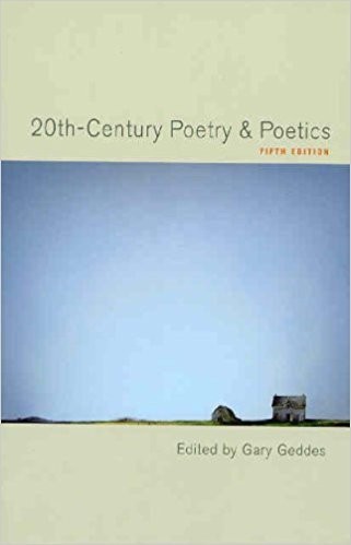 20th Century Poetry and Poetics – paperback Gary Geddes