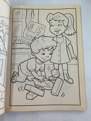 Vintage Dragon Tales Wings & Tails Coloring Activity Book Cut Out Doll Y2K