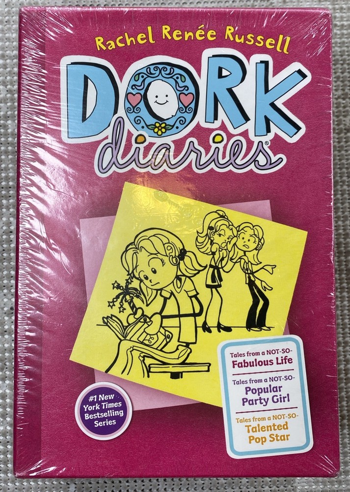 Dork Diaries Boxed Set Books 1-3 Rachel Renee Russell Brand New