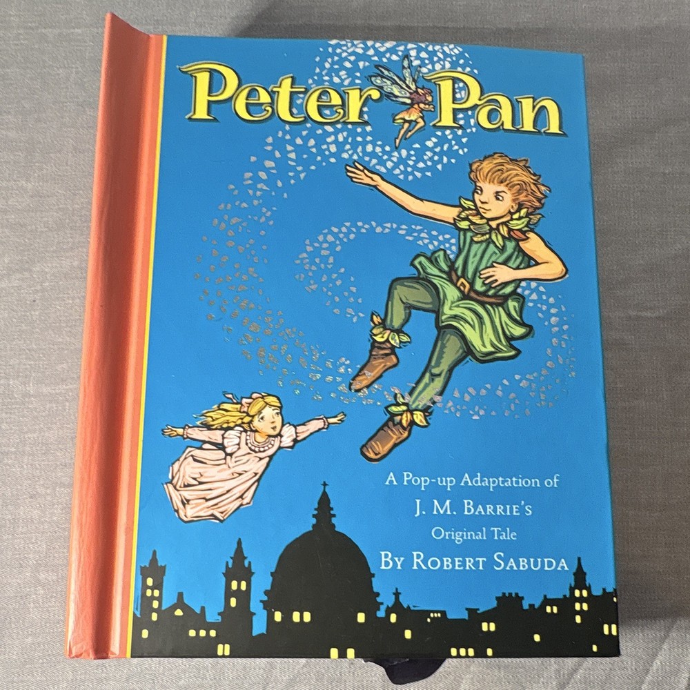 Robert Sabuda Peter Pan Pop-Up Illustrated Novelty Book First Edition 2008
