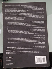 lawrence o gostin FOUNDATIONS OF GLOBAL HEALTH & HUMAN RIGHTS softcover