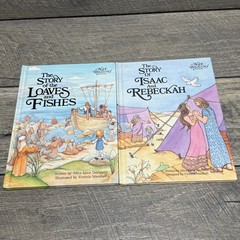 Lot of 6 An Alice in Bibleland Storybook HC Books Davidson Marshall 1980’s