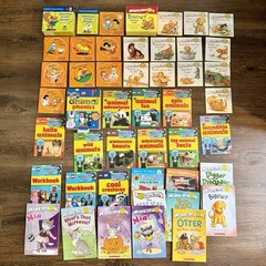 Large Lot Pre Reader & Phonics Book Lot Biscuit I Can Read LEGO Animal Phonics