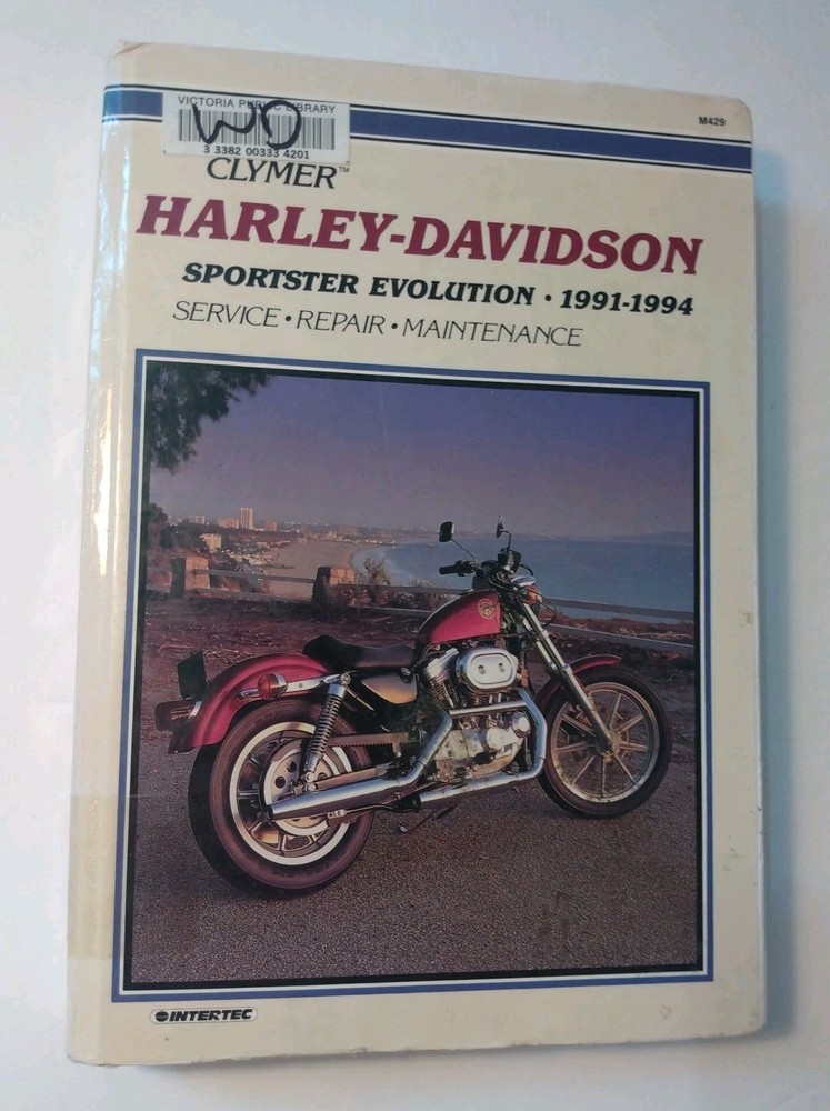 Clymer Harley Davidson Sportster Evolution 1991-1994 / M429 HARDBACK EX LIB