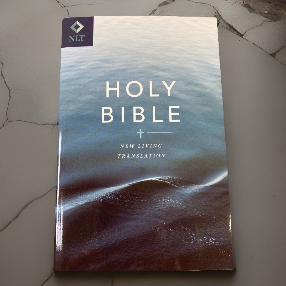 The Holy Bible New Living Translation (NLT ) paperback Tyndall Bible & Bookmark