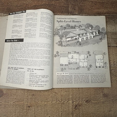 Home Planners 165 Homes Multi-Level Designs MCM Building Plans Richard Pullman
