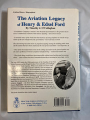 ✈️ The Aviation Legacy of Henry & Edsel Ford by Timothy J. O’Callaghan signed VG