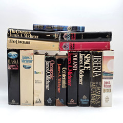 Lot of 12 JAMES A. MICHENER Books Multiple Titles Vintage HC w/DJ