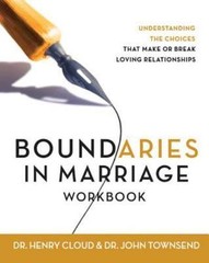 Boundaries in Marriage Workbook: Understa- paperback, 9780310228752, Henry Cloud