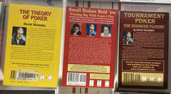 Lot of 22 Poker Books W/ Brunson, Sklansky, Hellmuth, Miller -Clean Great Titles