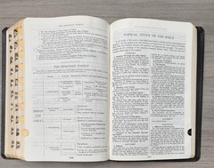 Unmarked 1971 KJV Dickson New Analytical Indexed Bible; Black Leather Thumb Tabs