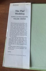 The Pigs’ Wedding:Helme Heine,1979,1st American Edition,HCDJ,Beautiful Book