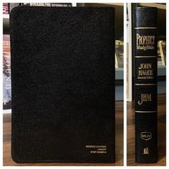 NKJV Prophecy Study Bible – John C. Hagee, editor (Thomas Nelson, 1997) leather