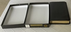 ESV COMPACT THINLINE EDITION BLACK PREMIUM BONDED LEATHER BRAND NEW