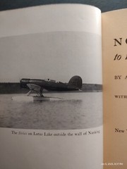 North to the Orient, by Ann Morrow Lindbergh, 255 pages, © 1935, 10th Printing