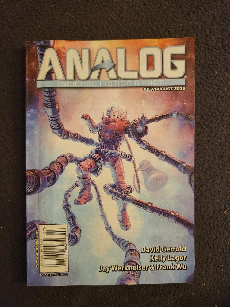 Analog July/August 2025 David Gerrold Autograph-Very Nice!