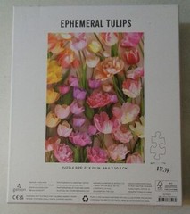 Ephemeral Tulips 1000 Piece Puzzle by Galison (2025) 27″ x 20″ LIKE NEW