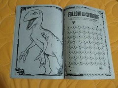 Jurassic World Dinosaurs Coloring/Activity Book with Tear/Share Pages 🆕🆓ship!