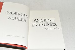 SIGNED Norman Mailer ANCIENT EVENINGS HCDJ 1ST/3RD 1983 Naked Dead EXC/RARE OOP
