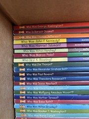 WHO HQ HUGE LOT – 52 books – Who Was? What Was? Where Is? Homeschool History
