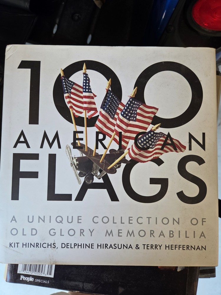 100 American FLAGS Hardcover Book
