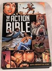 Kids Action Bible Illustrated Gods Redemptive Story Hardcover Sergio Cariello