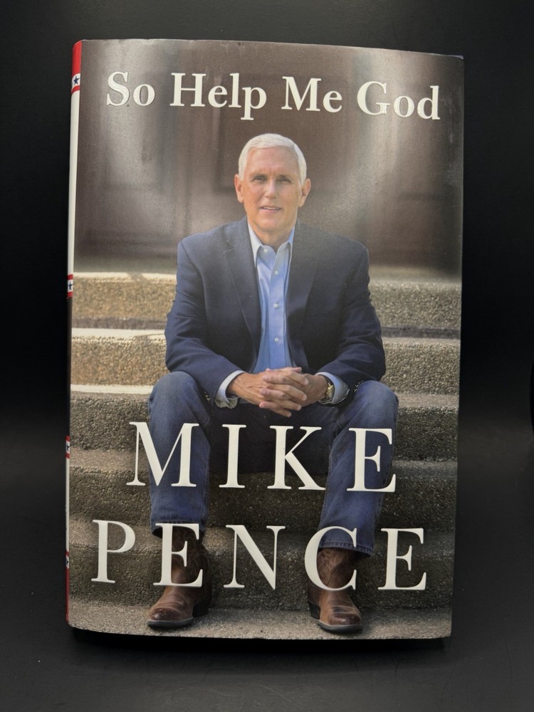 Mike Pence Signed Book: So Help Me God. First Edition HC. US Vice President