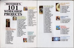 Mother’s 101 Workshop Projects ©1984 by Mother Earth News 207 Pages