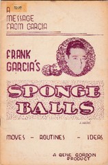 „VINTAGE” FRANK GARCIA’S SPONGE BALLS – SOFTCOVER 14 PAGES – ILLUSTRATED