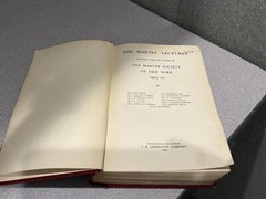 The Harvey Lectures of New York 1905-06-Vintage Medical Book