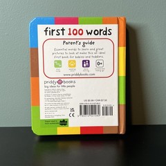 First 100 Words : A Padded Board Book by Roger Priddy (2011, Children’s Books)