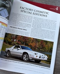 Matt Avery Camaro Special Editions Signed Book 1967-Present COPO Yenko ZL1 Z/28