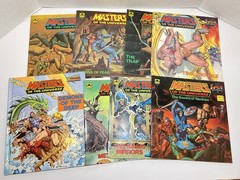 Vintage Masters Of The Universe Golden Books Lot Of 8 MOTU He Man 1980s Books