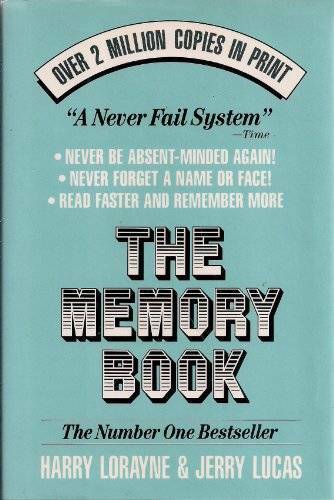 The Memory Book – Hardcover By Lorayne, Harry – VERY GOOD
