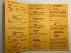 BREAKFAST IN 5 MINUTES OR LESS. AMERICAN EGG COUNCIL. 1974. 8.5X11 INCHES