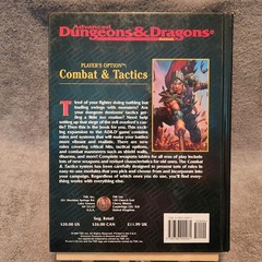 Player’s Option: Combat & Tactics # 2149 AD&D Dungeons and Dragons Hardcover VG