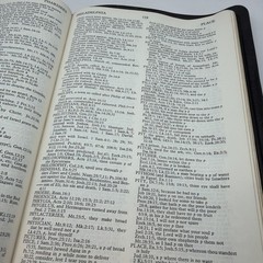 New Scofield Concordance Bible Oxford 1967 Black Morocco Leather King James KJV