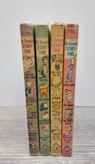 Dr Seuss Storytime Book Complete Set Of 4 1970s HC Clean Pages
