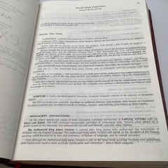The Exegeses Ready Research Bible KJV 1993 2nd Ed Bonded Leather Gilt Page Edges