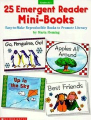 25 Emergent Reader Mini-Books (Grades K-1) – Paperback – ACCEPTABLE