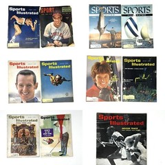 Sports Illustrated 10 x LOT 1956 1961 1963 + SPORT Magazine June 1947 Bob Feller