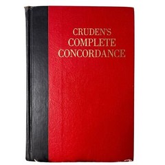 1965 Cruden’s Complete Concordance Hardcover Book Bible Old New Testament