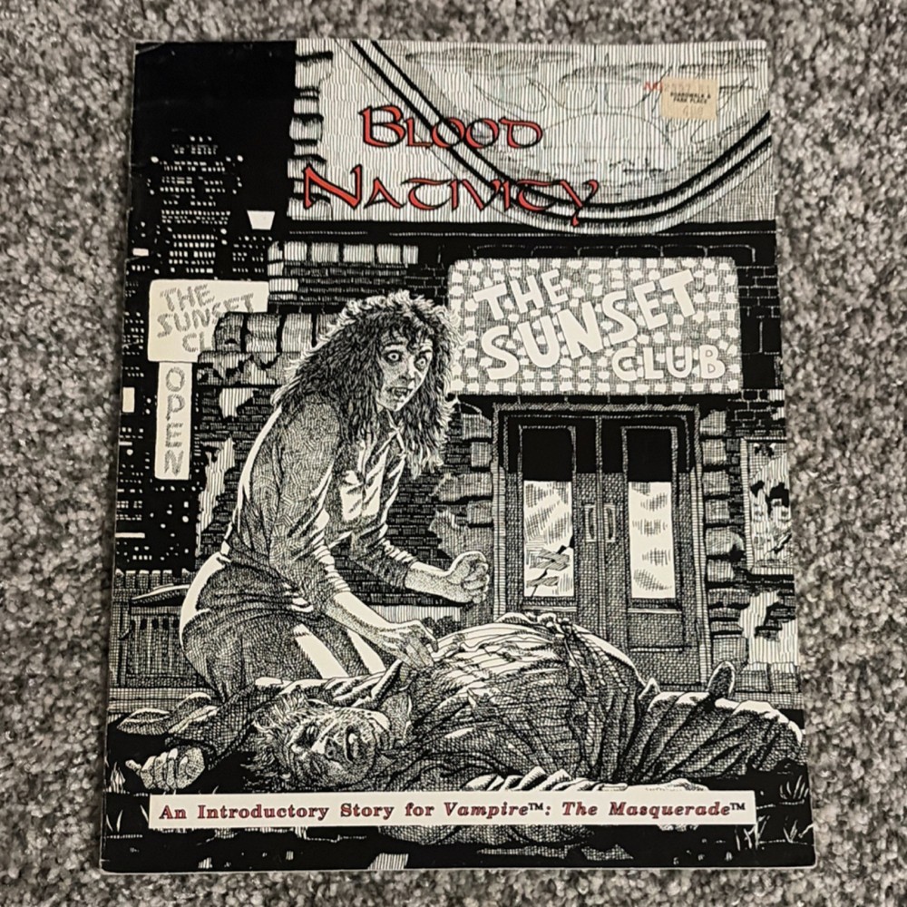 Atlas Games Blood Nativity Vampire: The Masquerade Story PB Illustrated 1991