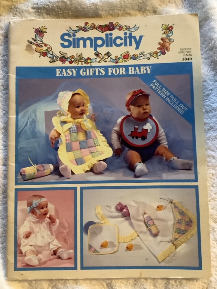 SIMPLICITY EASY GIFTS FOR BABY 24 PAGES OF PATTERNS FOR BABY NEW