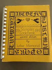 1984 Luther Memorial Sampler Cookbook – over 500 pages! church community recipes