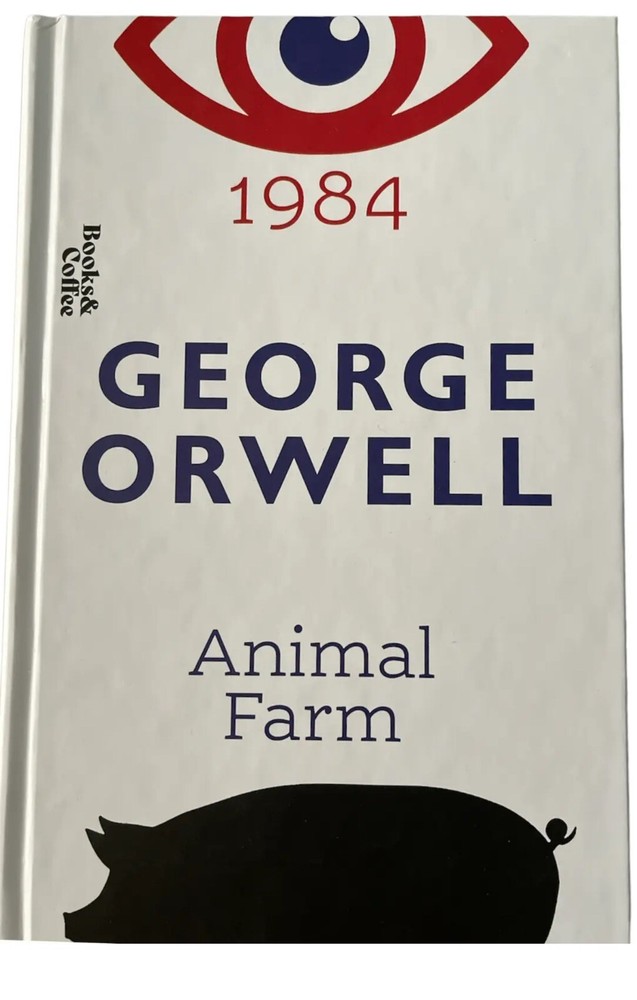 1984 & Animal Farm (2In1) by George Orwell Hardcover Book – 😎