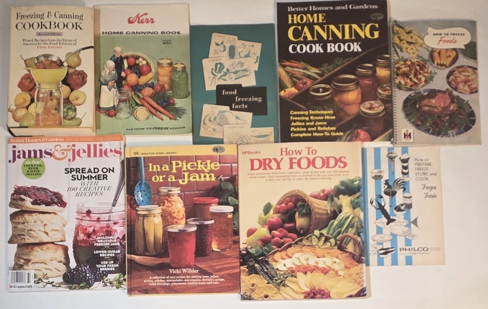Vintage Canning Preserving Cookbook Lot Better Homes Kerr Jams Drying Freezing