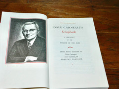 Dale Carnegie’s Scrapbook Treasury of Wisdom of the Ages Signed Class HB